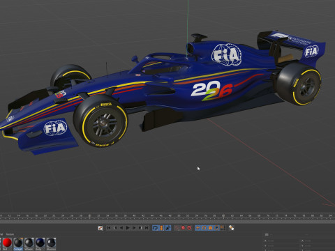 F1 2026 Concept Modello 3D