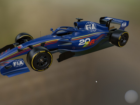 F1 2026 Concept Modello 3D