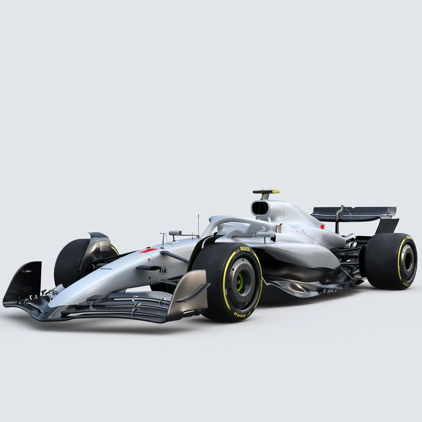 F1 Generic Car 2025 Template 3D Model .c4d .max .obj .3ds .fbx .stl .blend
