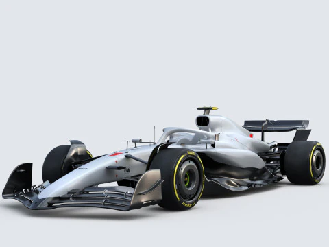 Modello F1 generico per auto 2025 Modello 3D