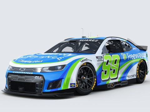 Chevrolet Camaro Nascar Daniel Suarez 99 2025 Modelo 3D