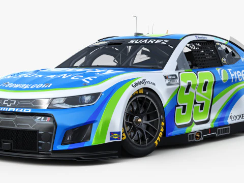Chevrolet Camaro Nascar Daniel Suarez 99 2025 3D Model