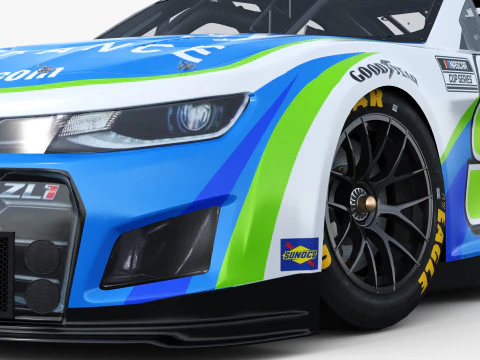 Chevrolet Camaro Nascar Daniel Suarez 99 2025 3D Model