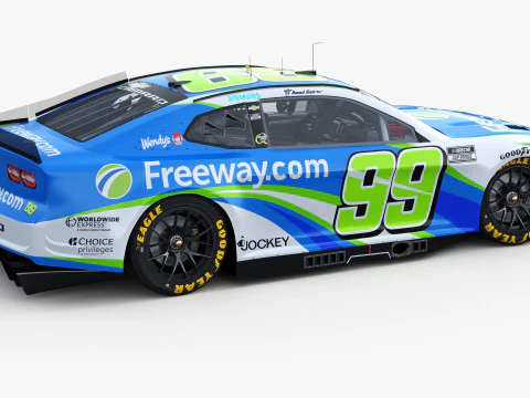 Chevrolet Camaro Nascar Daniel Suarez 99 2025 3D Model