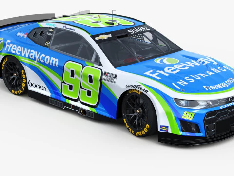 Chevrolet Camaro Nascar Daniel Suarez 99 2025 3D Model