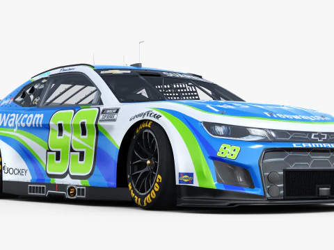 Chevrolet Camaro Nascar Daniel Suarez 99 2025 3D Model