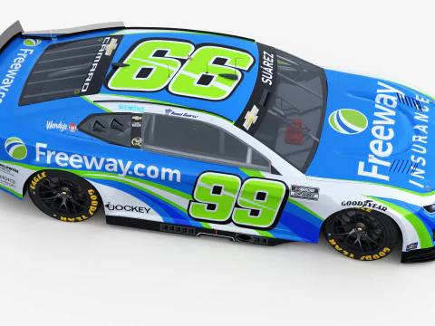 Chevrolet Camaro Nascar Daniel Suarez 99 2025 3D Model