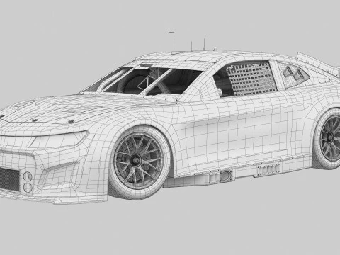 Chevrolet Camaro Nascar Daniel Suarez 99 2025 3D Model