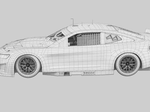 Chevrolet Camaro Nascar Daniel Suarez 99 2025 3D Model