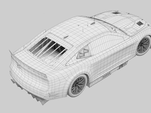 Chevrolet Camaro Nascar Daniel Suarez 99 2025 3D Model