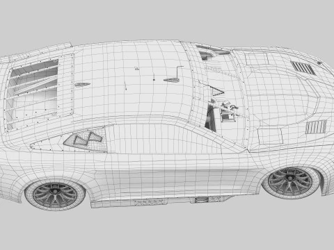 Chevrolet Camaro Nascar Daniel Suarez 99 2025 3D Model
