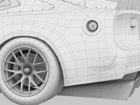 Chevrolet Camaro Nascar Daniel Suarez 99 2025 3D Model