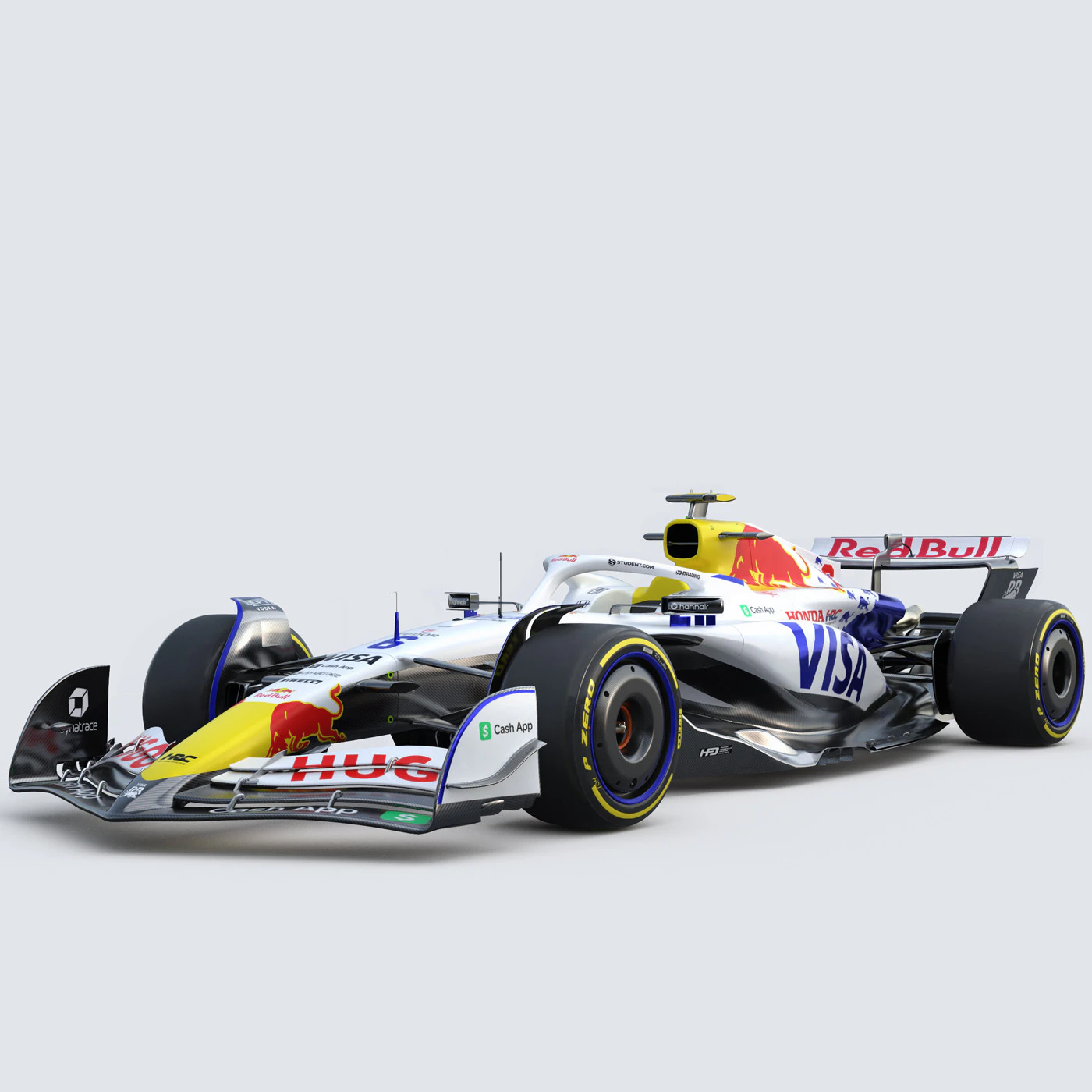 F1 Visa Cash APP 2025 3D Model .c4d .max .obj .3ds .fbx .stl .blend 