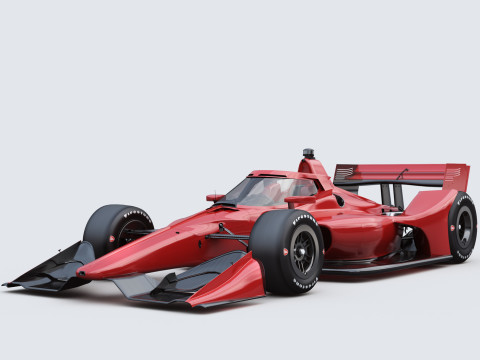 Indycar Road version Template to livery 2025 3D Model