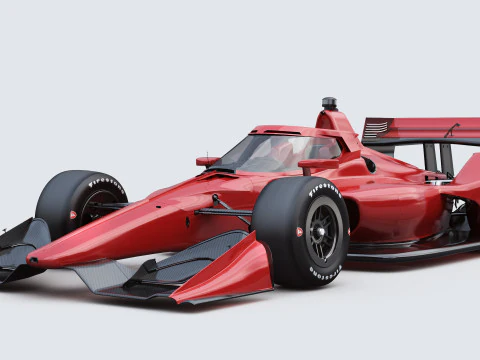 Indycar Road version Template to livery 2025 3D Model