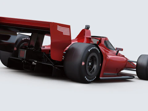 Indycar Road version Template to livery 2025 3D Model