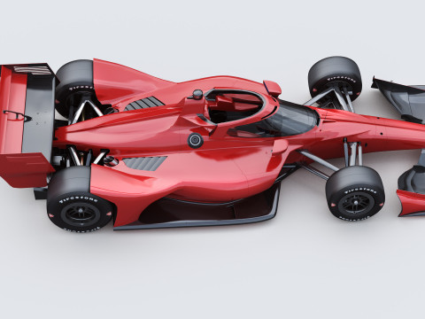 Indycar Road version Template to livery 2025 3D 模型