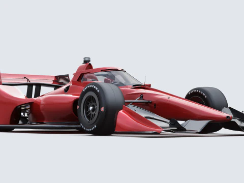 Indycar Road version Template to livery 2025 3D Model