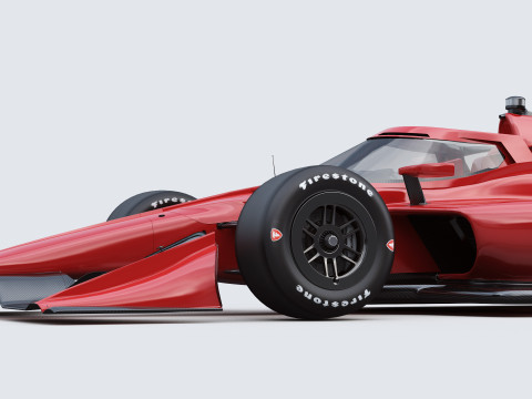 Indycar Road version Template to livery 2025 3D 模型