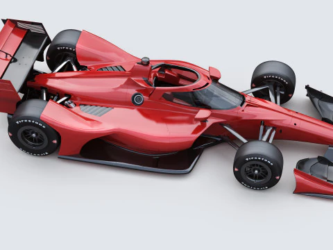 Indycar Road version Template to livery 2025 3D Model