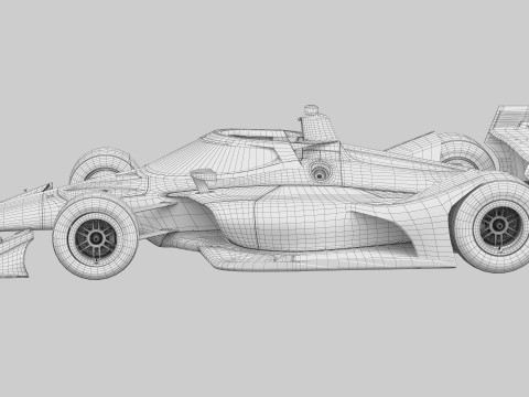 Indycar Road version Template to livery 2025 3D 模型