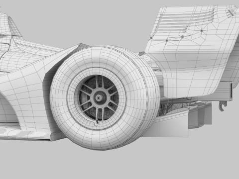 Indycar Road version Template to livery 2025 3D 模型