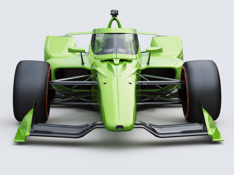 Indycar Oval version Template to livery 2025 Modello 3D