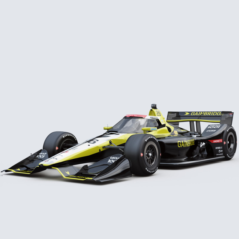 Indycar Road version Colton Herta 26 2025 3D Модель .c4d .max .obj .3ds .fbx .stl .blend