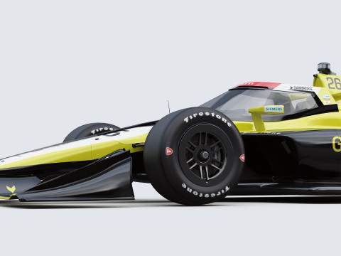 Indycar Road version Colton Herta 26 2025 3D Модель