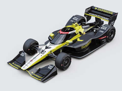 Indycar Road version Colton Herta 26 2025 3D Модель