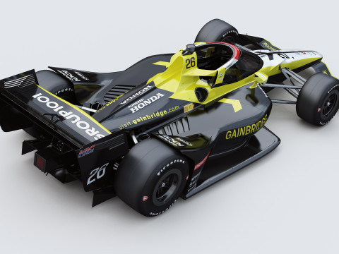 Indycar Road version Colton Herta 26 2025 3D Модель