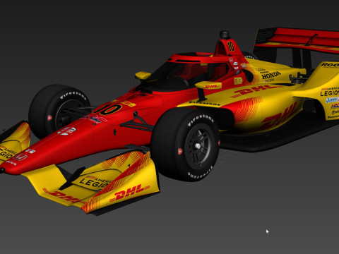 Indycar Road version Alex Palow 10 2025 3D Model
