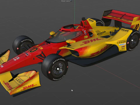 Indycar Road version Alex Palow 10 2025 3D Model