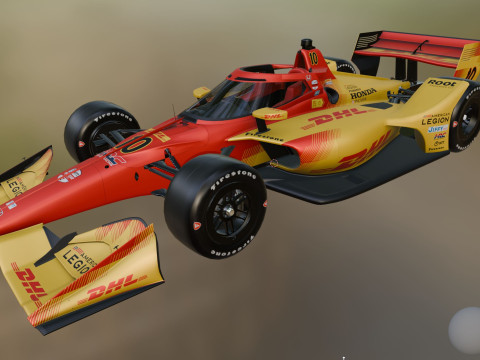 Indycar Road version Alex Palow 10 2025 3D Model