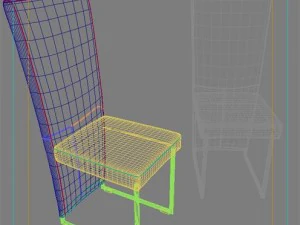 chair rolf benz 3D Model