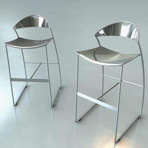 barchair 3D Model .c4d .max .obj .3ds .fbx .stl .blend 
