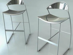 バーチェア 3Dモデル