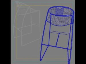 barchair 3D Model