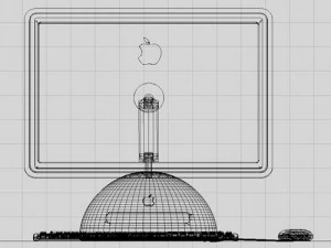 imac computer 3D Model