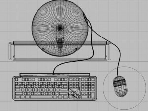 imac computer 3D Модель