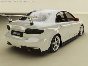 Mazda 6 mps tuning 3D Model