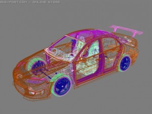 Mazda 6 mps tuning 3D Model