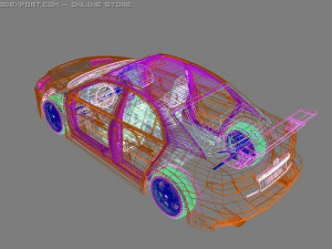 Mazda 6 mps tuning 3D Model