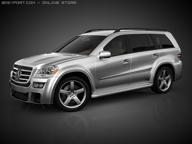 Mercedes gl tuning Modello 3D .c4d .max .obj .3ds .fbx .stl .blend 