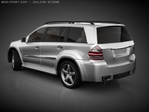 Mercedes gl tuning Modello 3D