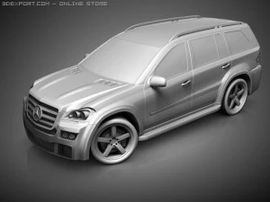 Mercedes gl tuning 3D Model