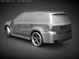 Mercedes gl tuning 3D Model