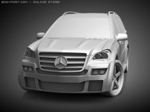 Mercedes gl tuning Modello 3D