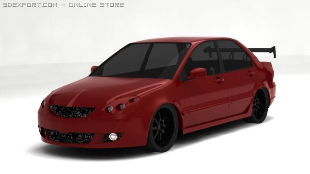mitsubishi lancer ix Modello 3D .c4d .max .obj .3ds .fbx .stl .blend 