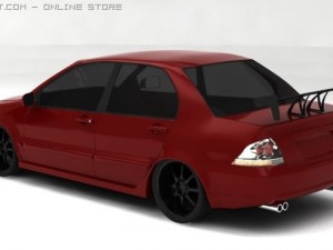 mitsubishi lancer ix Modello 3D